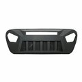 Trailfx GRILL INSERT Replacement Bar Style 1 Piece With LED Light Bar Cutout Titanium Black Aluminum JL09T